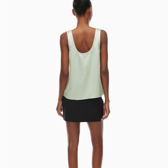 Artizia Babaton Dedicate Satin Top Satin scoopneck black size small - Picture 7 of 7